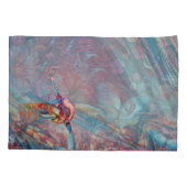 Malerei Fantasy-Blume zum Ausdruck der Natur Kissenbezug (Rückseite)