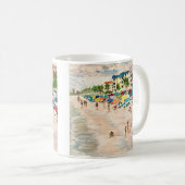 Malerei "Fort Myer's Beach" von Willlowcatdesigns Kaffeetasse (VorderseiteRechts)