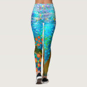 Malerei für MMCC LA durch Dana Zurzolo Leggings (Rückseite)