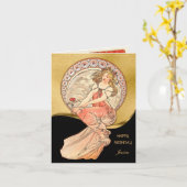 Malerei, Geburtstag Karte (Gelbe Blume)