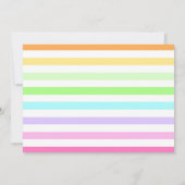 Malerei Geburtstagsfeier Pastell Foto Einladung (Rückseite)