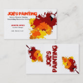 Malerei-Geschäft Karte-Probe II Visitenkarte (Vorne/Hinten)