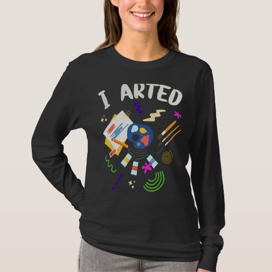 Malerei I Art T-Shirt (Vorderseite)