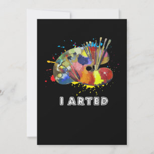 Malerei I arted Aunny Art Painter Painting Artist Einladung