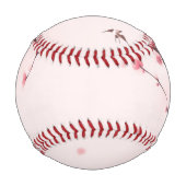 Malerei im orientalischen Stil, Kirschblüte Baseball (Rückseite)