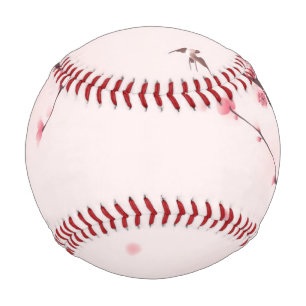 Malerei im orientalischen Stil, Kirschblüte Baseball