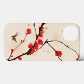 Malerei im orientalischen Stil, Pflaumenblüte im 3 Case-Mate iPhone Hülle (Rückseite (Horizontal))