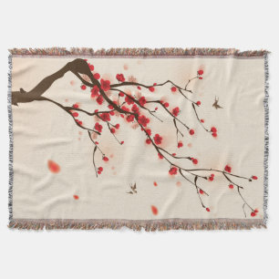 Malerei im orientalischen Stil, Pflaumenblüte im  Decke