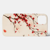 Malerei im orientalischen Stil, Pflaumenblüte im F Case-Mate iPhone Hülle (Rückseite (Horizontal))