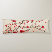 Malerei im orientalischen Stil, Pflaumenblüte im F Seitenschläferkissen (Rückseite)