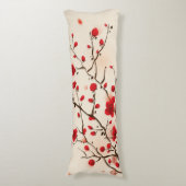 Malerei im orientalischen Stil, Pflaumenblüte im F Seitenschläferkissen (Vorderseite Vertikal)
