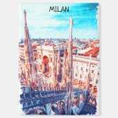 Malerei in Mailand Italien Magnet (Vorderseite)