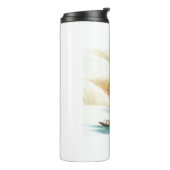 Malerei in Naturdörfern Thermosbecher (Nach links gedreht)