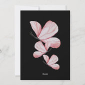 Malerei | Japanischer Kunstkreuz Blossom Berg Feiertagskarte (Rückseite)