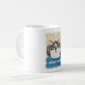 Malerei - Katzenadoption fördert Tassen (Vorderseite Links)