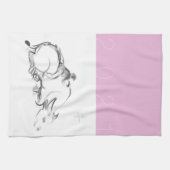 Malerei Kind Wasser Buffalo Chinesisch Ox Neujahr  Geschirrtuch (Horizontal)