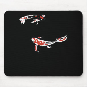 Malerei  Koi Carp Minimal Art Painting Meditation Mousepad