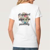 Malerei-Kunst-Künstler-Geschenk-Studio-Shirts T-Shirt (Rückseite)