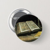 Malerei-Kunst-Künstler Van Gogh Vintager alter Button (Vorne & Hinten)