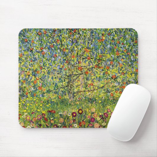 Malerei-Kunst nouveau Gustav Klimt der Apfelbaum Mousepad (Mit Mouse)