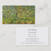 Malerei-Kunst nouveau Gustav Klimt der Apfelbaum Visitenkarte (Vorne/Hinten)