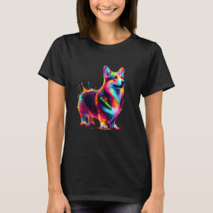 Malerei Kunst Pembroke Welsh Corgi Corgis T-Shirt