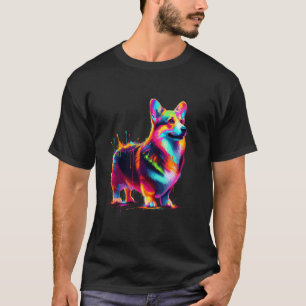 Malerei Kunst Pembroke Welsh Corgi Corgis T-Shirt