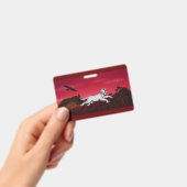 Malerei Kunst White Lioness Fantasy Landschaft Adl Ausweis (Handheld)