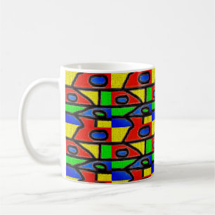 Malerei La Rambla Barcelona Kaffeetasse
