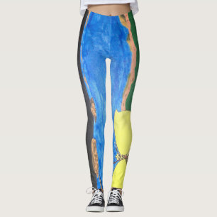 Malerei Legging Leggings