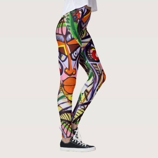 Malerei Leggings (Rechts)
