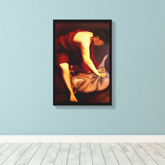 Malerei Leinwand opfern (Insitu (Holzboden))