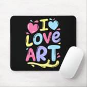 Malerei | Liebe Art Künstler Malerei Mousepad (Mit Mouse)