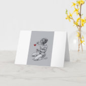 Malerei-Liebe Karte (Gelbe Blume)