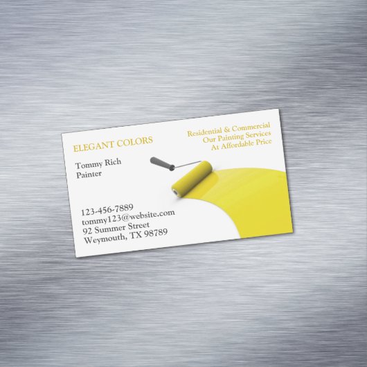 Malerei Magnetische Visitenkarte (Beispiel)