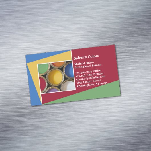 Malerei Magnetische Visitenkarte (Beispiel)