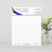 Malerei Maler Service Company Brush Blue (Stehend Vorderseite)