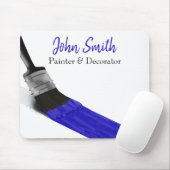 Malerei Maler Service Company Brush Blue Mousepad (Mit Mouse)