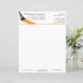 Malerei Maler Service Company Brush Orange (Stehend Vorderseite)