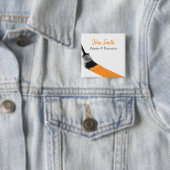 Malerei Maler Service Company Brush Orange Button (Beispiel)