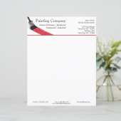 Malerei Maler Service Company Brush Red (Stehend Vorderseite)