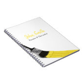 Malerei Maler Service Company Pinselgelb Notizblock (Rechte Seite)