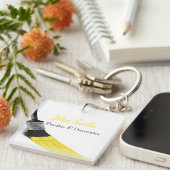 Malerei Maler Service Company Pinselgelb Schlüsselanhänger (Vorderseite rechts)