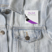 Malerei Maler Service Company Pinselstrich Lila Button (Beispiel)