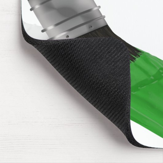 Malerei Maler Service Unternehmen Grün brennen Mousepad (Ecke)