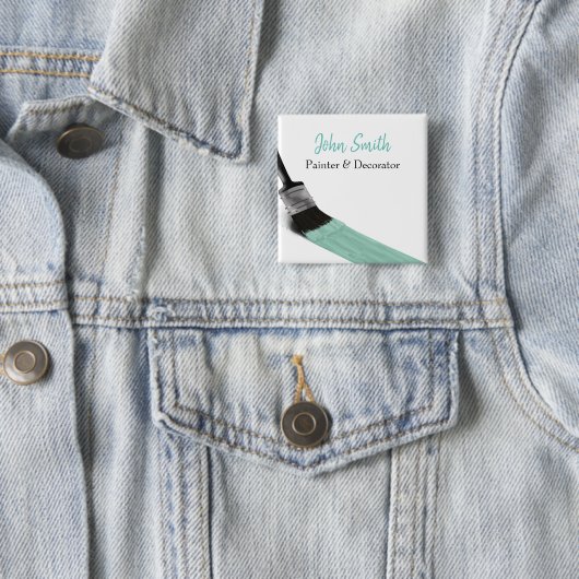 Malerei Maler Service Unternehmen Pinsel Pastell M Button (Beispiel)