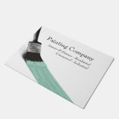 Malerei Maler Service Unternehmen Pinsel Pastell M Fußmatte (Schrägansicht)