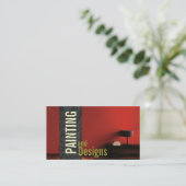 Malerei, Malerbau, Design Visitenkarte (Stehend Vorderseite)