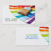 Malerei, Malerei, Bauwesen, Design Visitenkarte (Vorne/Hinten)