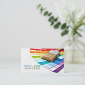 Malerei, Malerei, Bauwesen, Design Visitenkarte (Stehend Vorderseite)